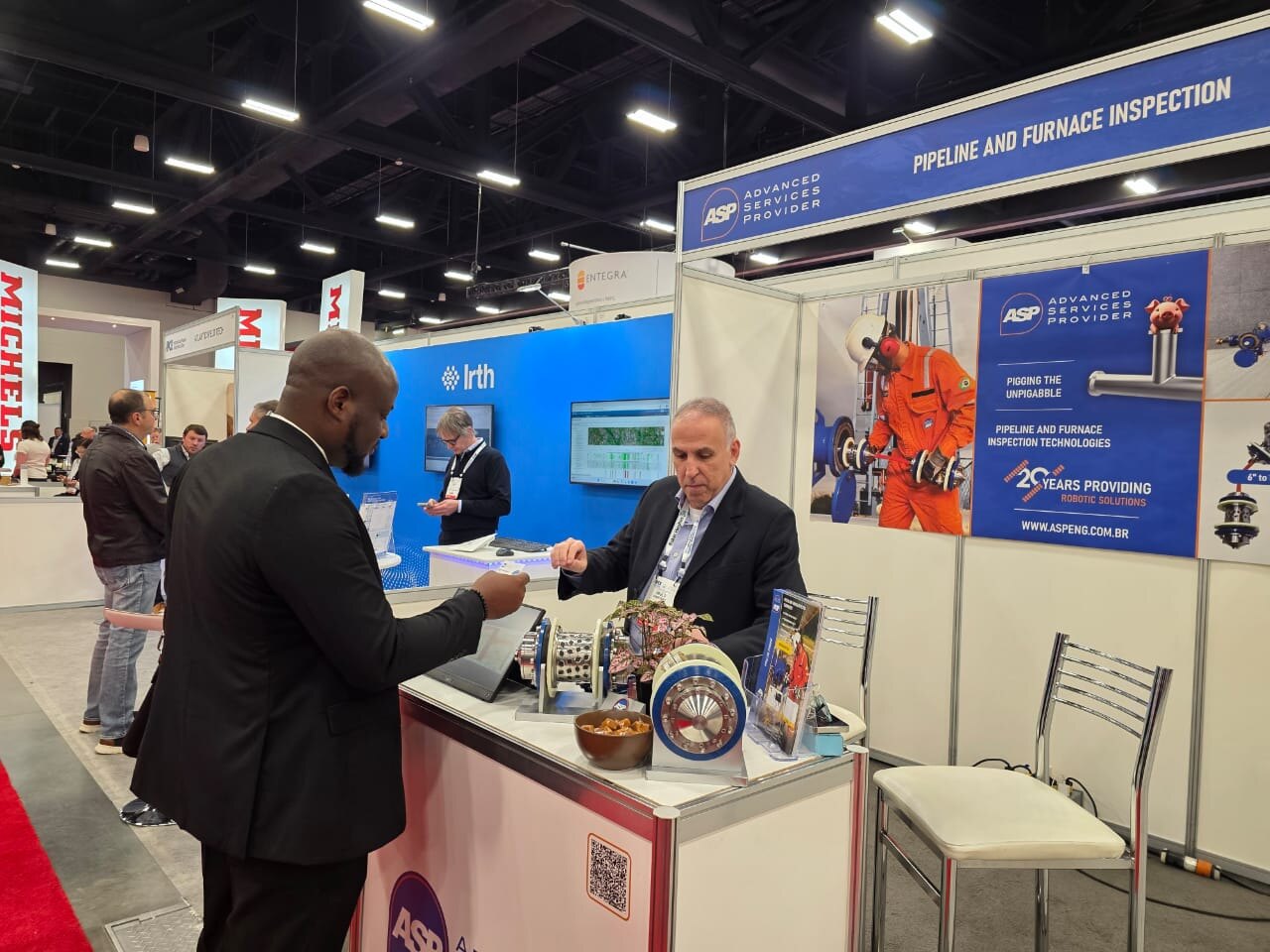 WEDEL delegates engaging with industry participants at IPCE 2026