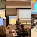 Engr. Reuben Temerigha presenting pipeline integrity at IPCE 2026 in Calgary, alongside WEDEL delegates